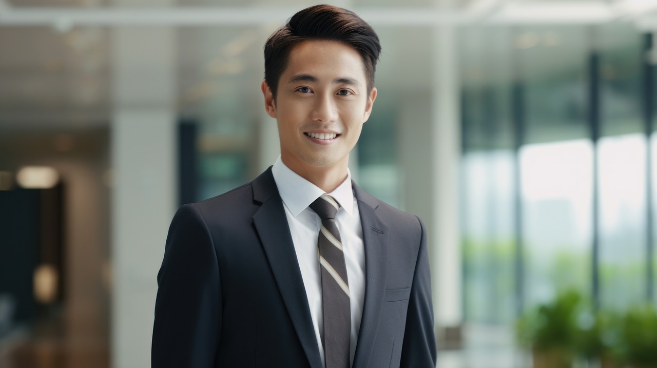 asian, business, businessman